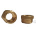 Brass reducing nipple - 1 1/4" x 3/4" - M/F